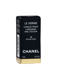 Chanel Le Vernis Longwear Nail Colour #18 Rouge Noir, 13 ml.
