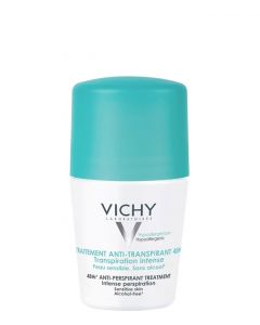 Vichy Deodorant 48Hour Intensive Anti-Perspirant Roll On, 50 ml.
